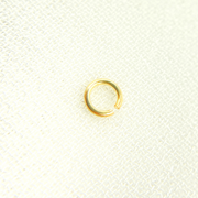 Gold Plated 925 Sterling Silver Open Jump Ring 22 Gauge 3.3mm